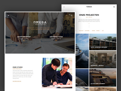 Screens - architectural firm design typography ui web website