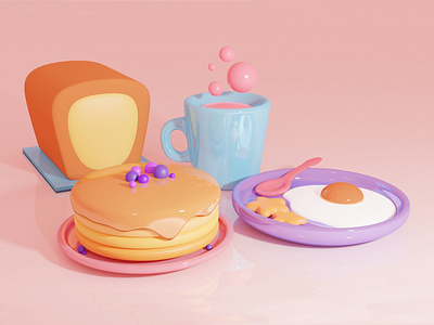 Just a cute breakfast scene.