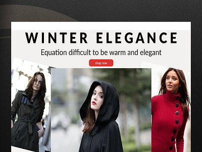 winter elegance art design graphic design illustration typography ui ux vector web website