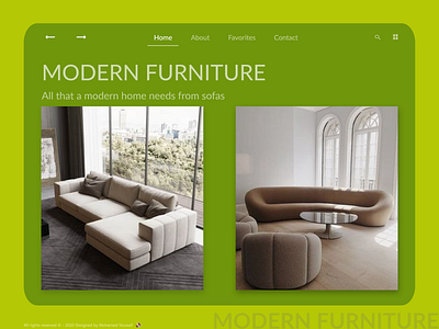 modern furniture design furniture graphic design ui ux web design website