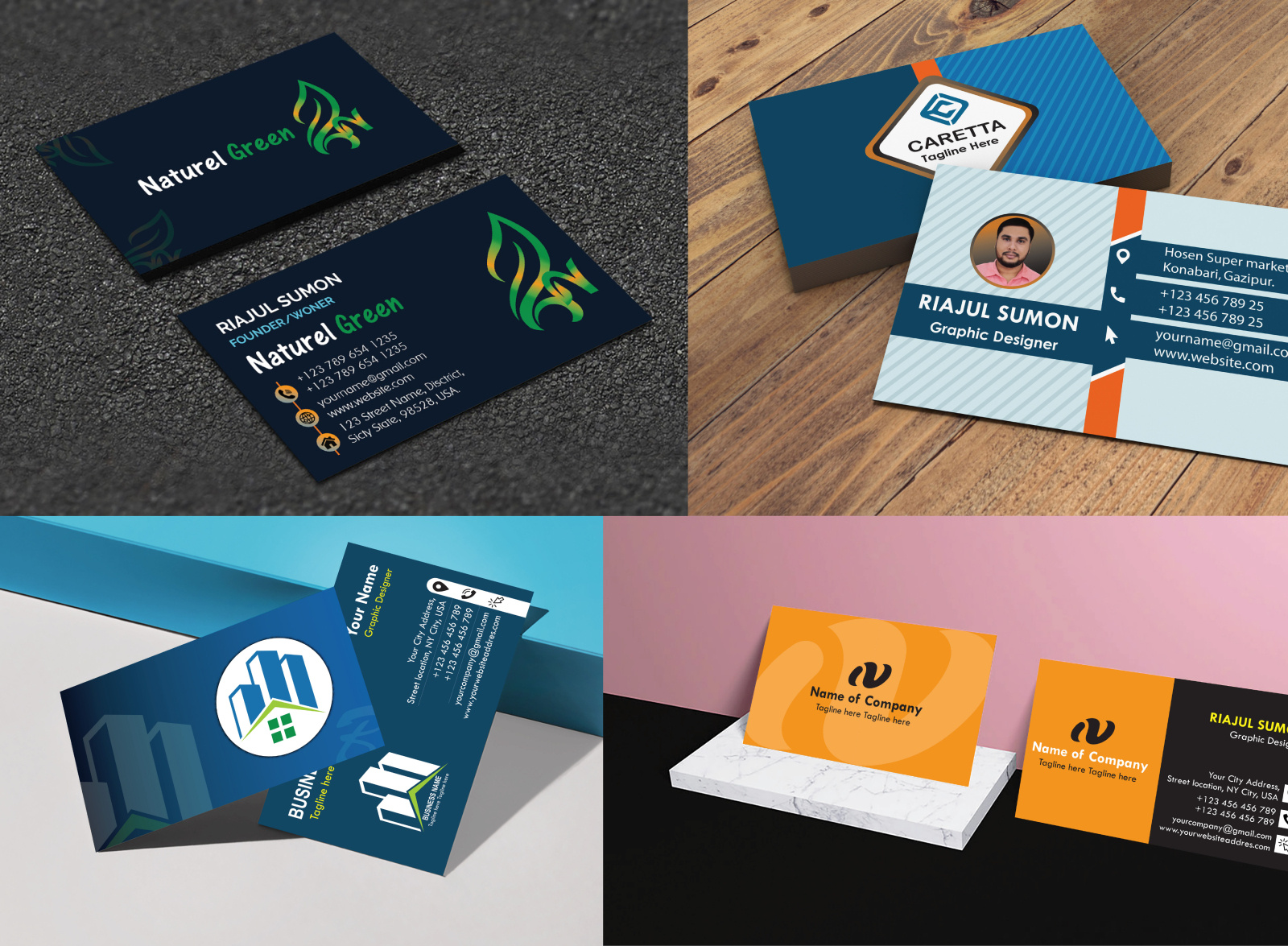 MODERN BUSINESS CARD DESIGN CONCEPT by RS Sumon-Creative Design on Dribbble