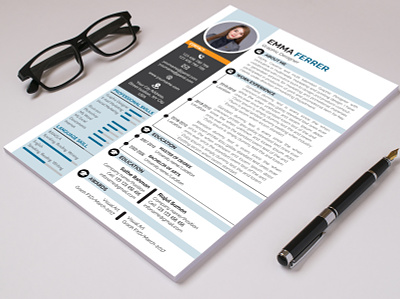 Resume Unique Design 2021 resume examples best example of a resume graphic design resume resume samples resume templates unique design