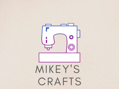 Mikey s Crafts design logo logodesign