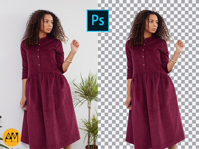 hair masking and background remove from photo