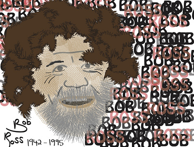 Bob Ross bob ross design illustration