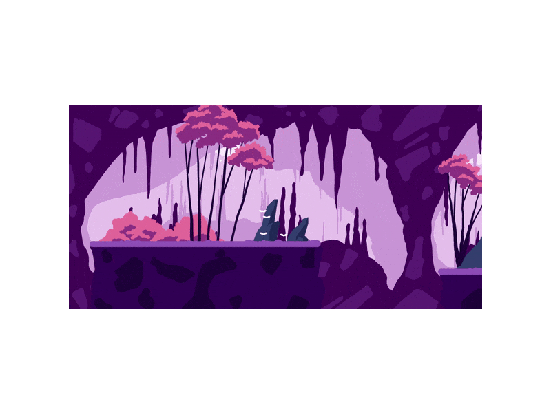 Cave Environment animation character animation game art game development icon illustration indie indiegame landscape design platformer