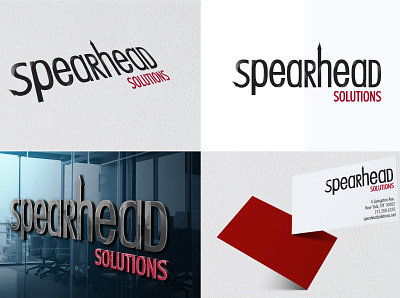 Spearhead Solutions Logo & Branding brand branding business card logo logo design logotype logotype design