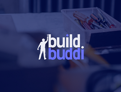 Logo Design for BuildBuddi brand branding build construction diy illustraion logo logo design type typogaphy