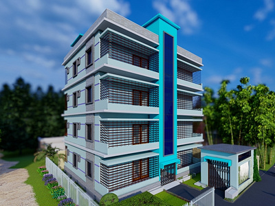 4 storey building design