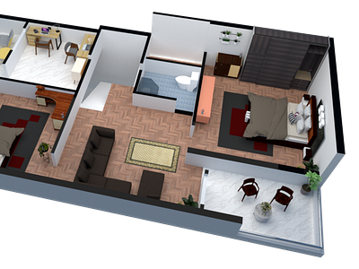 3D floor plan