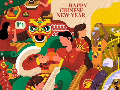 Happy Chinese New Year chinese chinese new year fire cracker happy chinese new year lion dance lunar new year malaysia malaysian reunion dinner
