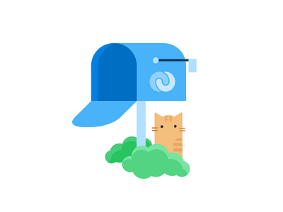Subscribed Tasks Empty State empty state flat flow illustration mailbox
