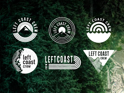Left Coast Crew — Branding Exploration brand brand identity branding clean logo minimal music simple west coast