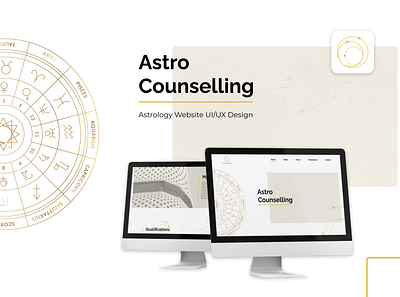 Astro Counselling Minimalist UI/UX Website Design design flat graphic design illustration illustrator logo minimal ui user design user experince ux