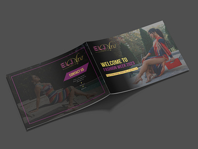 Fashion brochure, real estate brochure, and corporate flyer