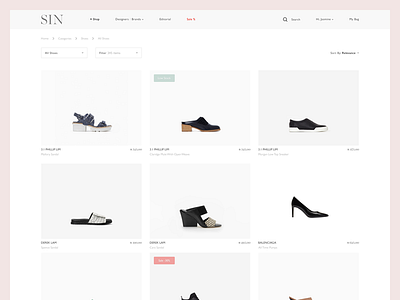 E-commerce Shoes design e commerce ecommerce minimal minimalism simple ui web shop webshop