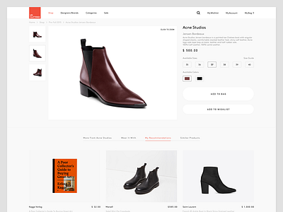 Un Cluttered Pdp clean design e commerce ecommerce minimal minimalism pdp product detail page simple ui web shop webshop