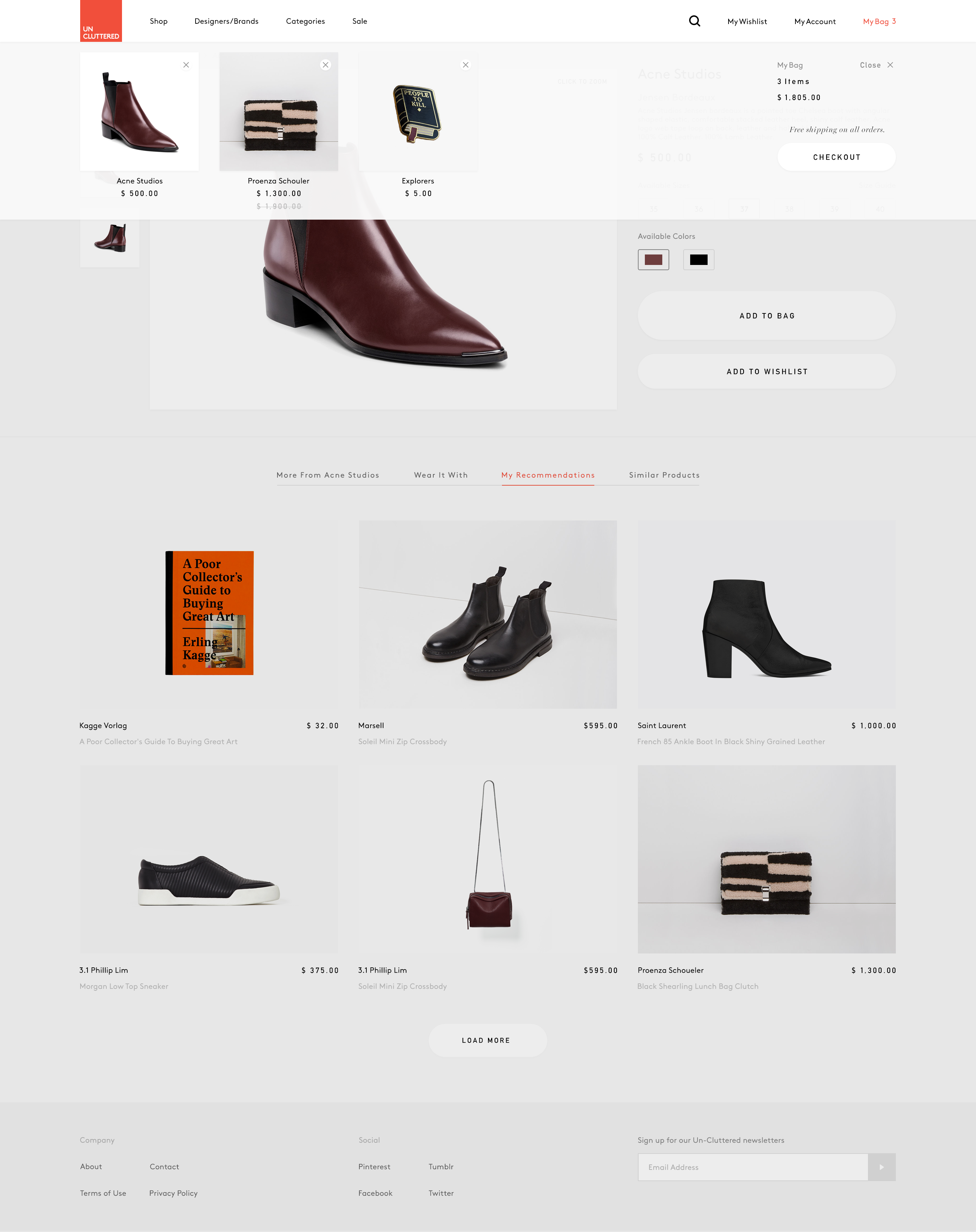 Dribbble - Un-Cluttered-Bag-Dropdown.png by Jake Sunshine