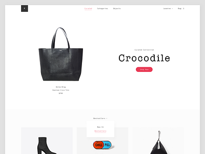 Minimal clean design e commerce ecommerce fashion fashion shop landing page minimal minimalism shop shopping user interface