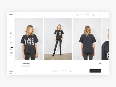 Product Page Exploration - WIP clean commerce design e commerce ecommerce fashion fashion shop minimal minimalism product page shop shopping simple ui ux web web shop webshop