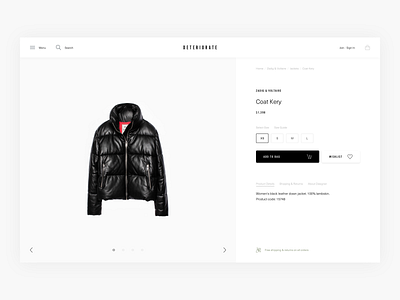 Deteriorate PDP Exploration clean commerce design e commerce ecommerce fashion fashion shop minimal minimalism product product card product page shop shopping simple ui user interface ux web shop webshop