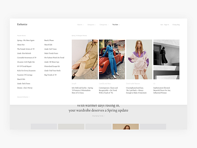 The Edit Menu Exploration - E-commerce