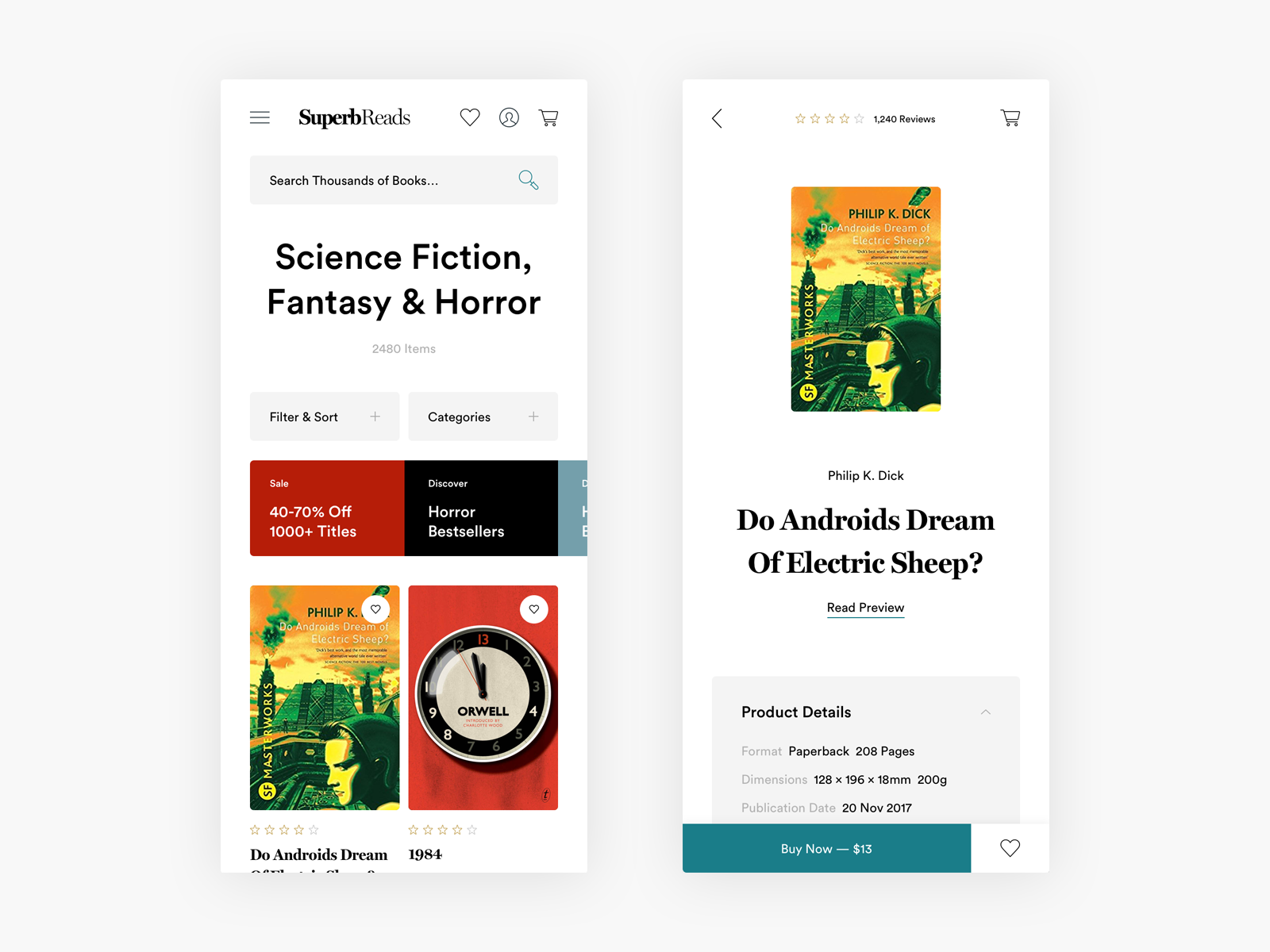 Buy Books Responsive Exploration by Jake Sunshine on Dribbble