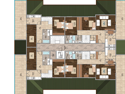 2D Photoshop Texture Floorplan 2d architect architectural architecture colored design floor floorplan photoshop texture