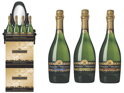 Domaine Ste. Michelle  - Label, Shipper and Vanity Display