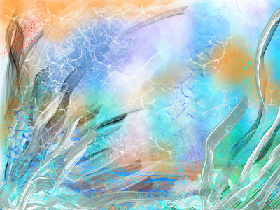 Fantasy Seascape Digital Painting art background digital painting procreate