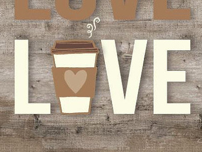 Coffee Addicts Unite! art coffee coffeemaker cream drink espresso illustration kitchen latte love mug rustic