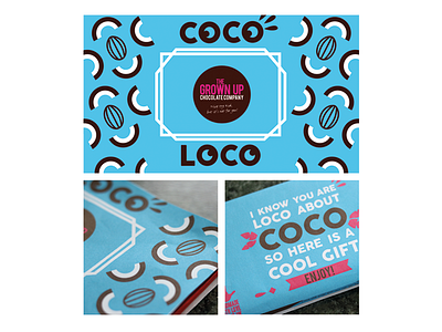 Coco Loco Packaging art award branding chocolate colour creative graphics illustration minimal packaging tropical ycn