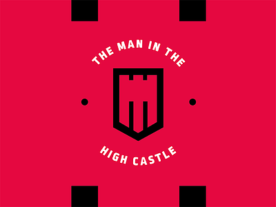 The Man in the High Castle - KC 03 branding castle colour design graphic lineart minimal pattern poster show tv