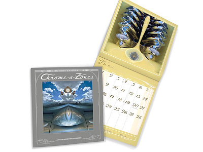 Mystic Chrome-A-Zones Calendar automobile calendar cars chrome design laurel mathe mystic photography