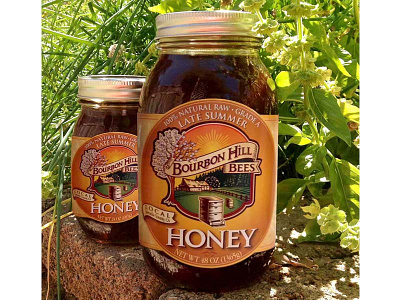 Bourbon Hill Bees Honey Labels