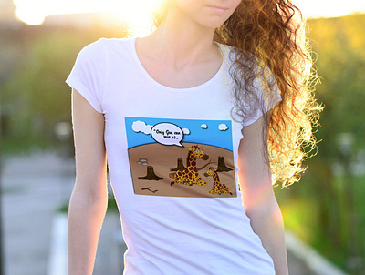 Giraffe t shirt tshirt tshirt art tshirtdesign