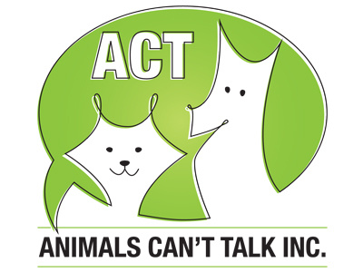 Act Logo animal shelter cat dog logo