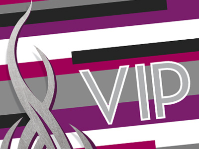 VIP business card postcard promotion salon vip