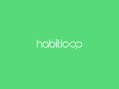 Habitloop logo idea branding idea logo