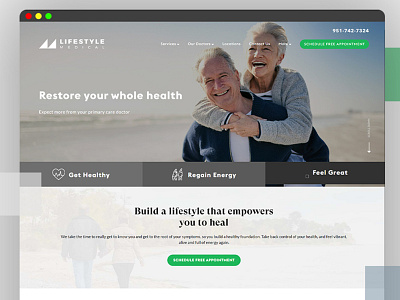 Old persons health | health web design | health niche