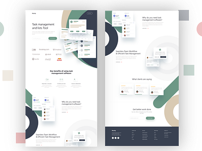 Task Management Tool Website design