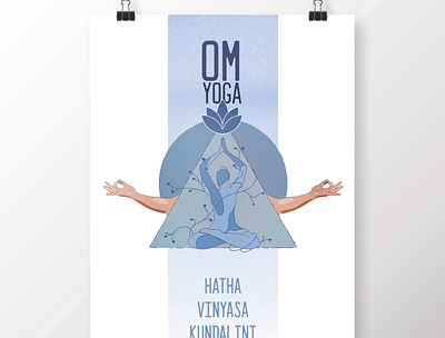 OM YOGA branding design graphic design illustration illustrator