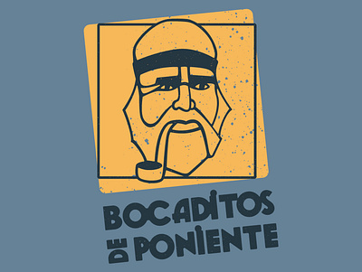 BOCADITOS DE PONIENTE branding design graphic design illustration logo