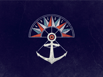 The Eye of the Argosy anchor illustration mark navigation sail texture tshirt