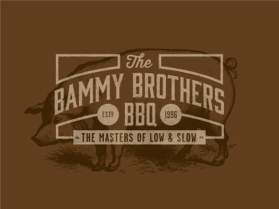 The Bammy Brothers BBQ barbecue bbq lowslow pig smoking texture type