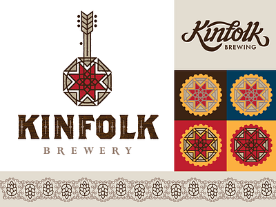 Kinfolk Branding Exploration (Brewer's Star System) banjo beer brewers star brewery brothers hops illustration