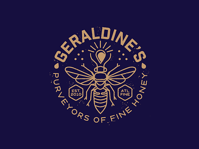 Geraldine and the Honey Bee bee honey illustration