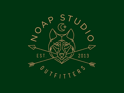 Noap Studio arrows illustration moon wolf