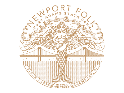 Newport Folk art print