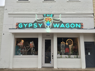 Gypsy Wagon Neon logo neon sign